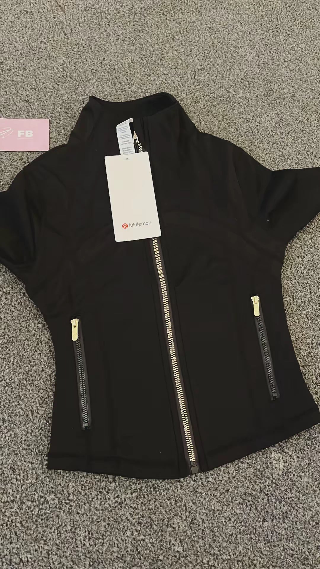 Cropped Black + Gold Lulu (S) (QUICK SHIP 🚢)