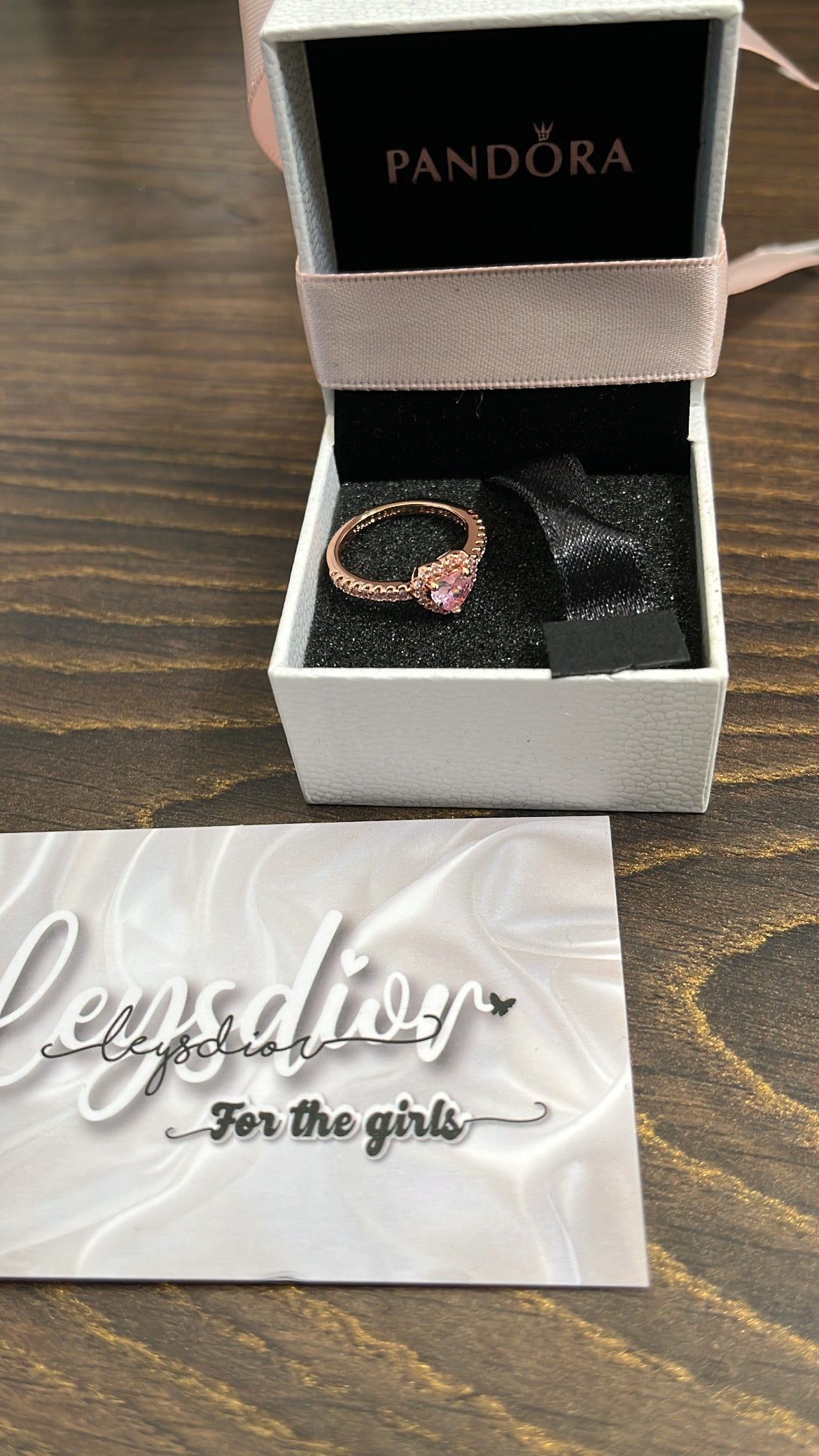 Size XS-S Rose Gold Pandora Ring (QUICK SHIP 🚢)