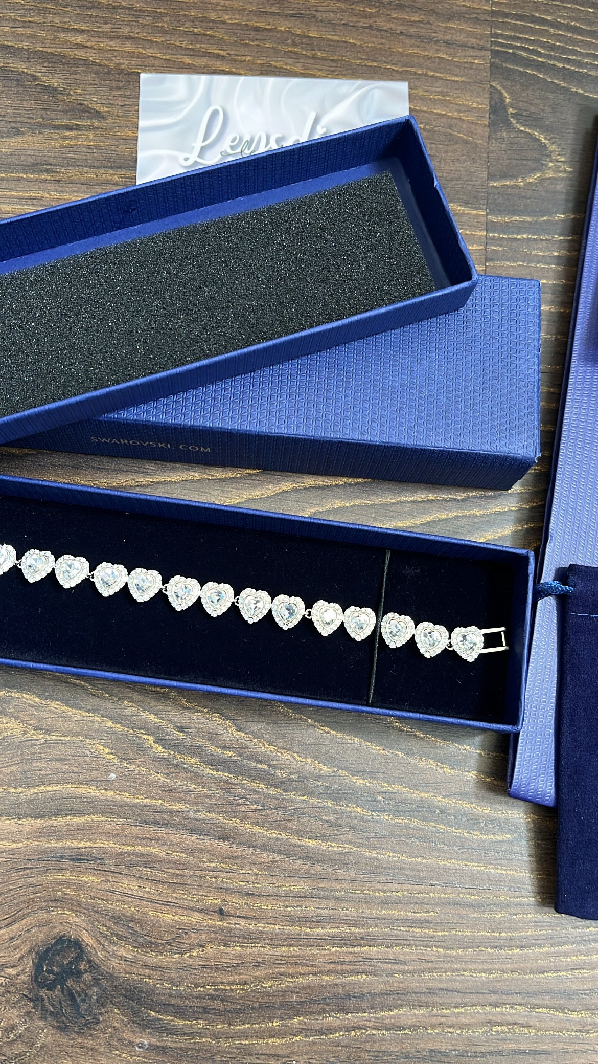Swarovski Heart Bracelet (QUICK SHIP 🚢)