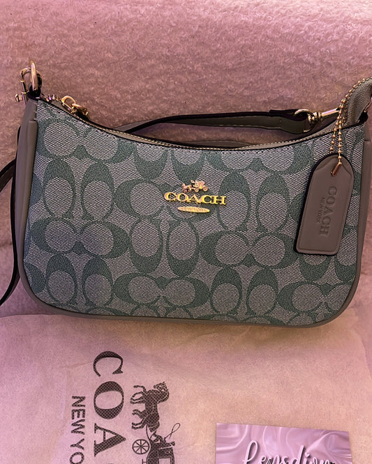 Green Teri Shoulder Bag