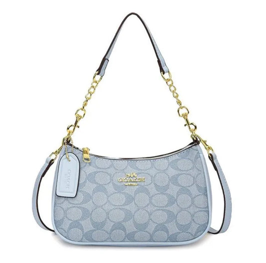 Blue Teri Shoulder Bag