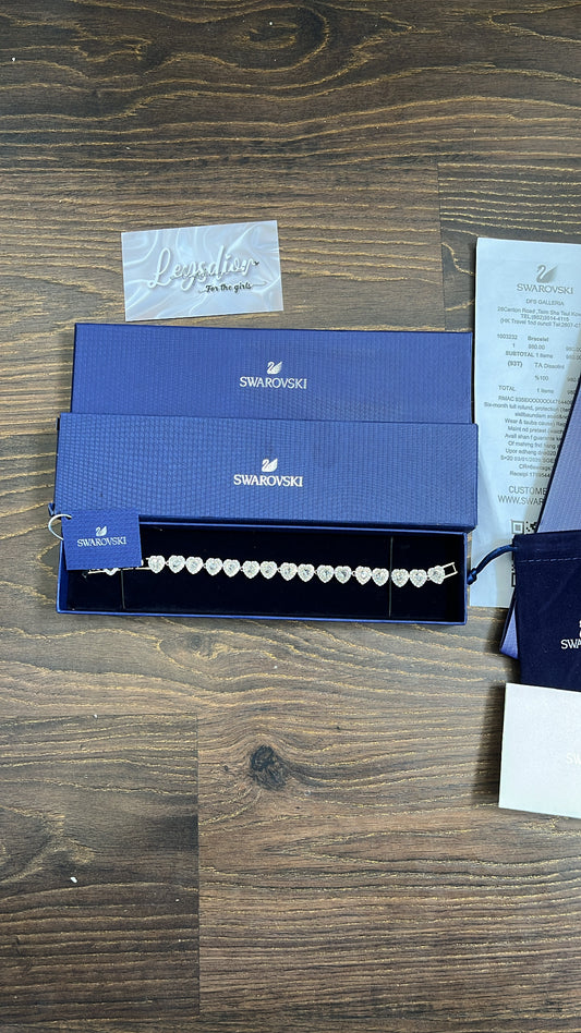 Swarovski Heart Bracelet (QUICK SHIP 🚢)