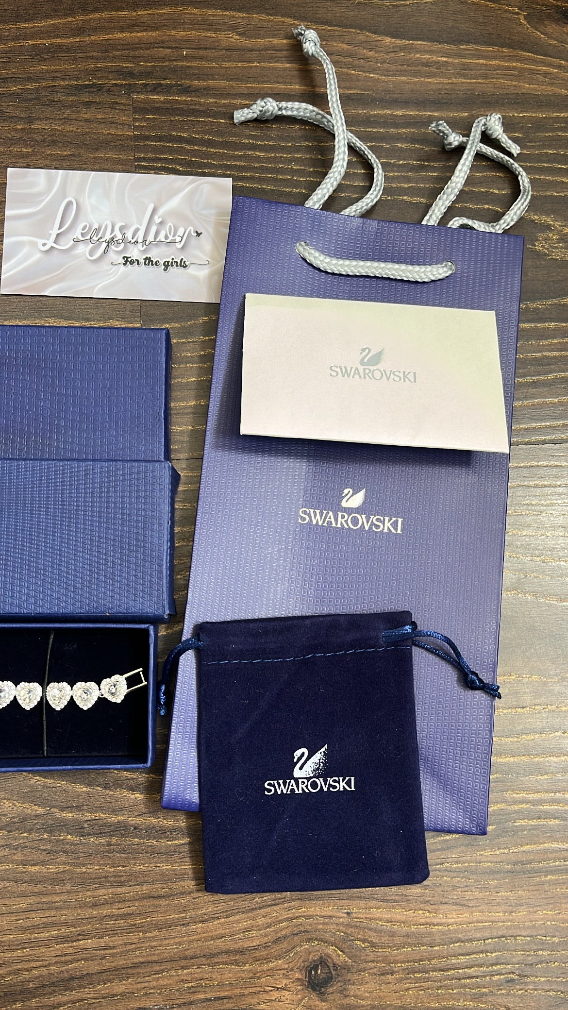 Swarovski Heart Bracelet (QUICK SHIP 🚢)