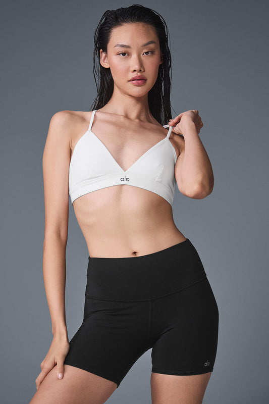 White Alo Bra