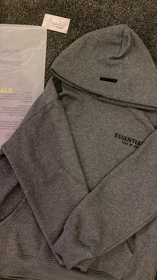 Dark Grey Essentials Hoodie (QUICK SHIP 🚚)