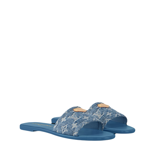 Blue Denim lily flats