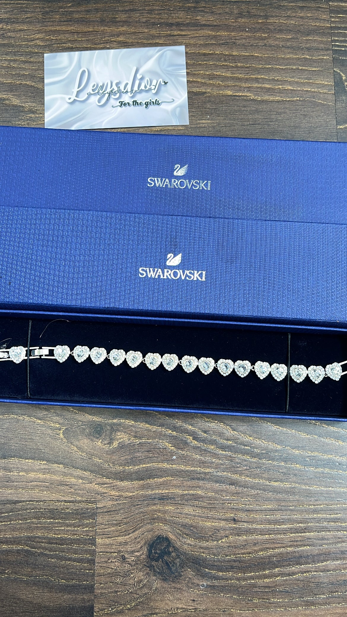 Swarovski Heart Bracelet (QUICK SHIP 🚢)