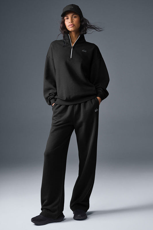 Black Alo Quarter Zip