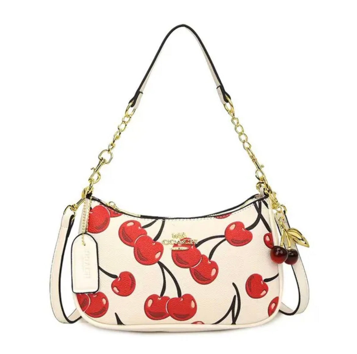 White Cherry Teri Shoulder Bag