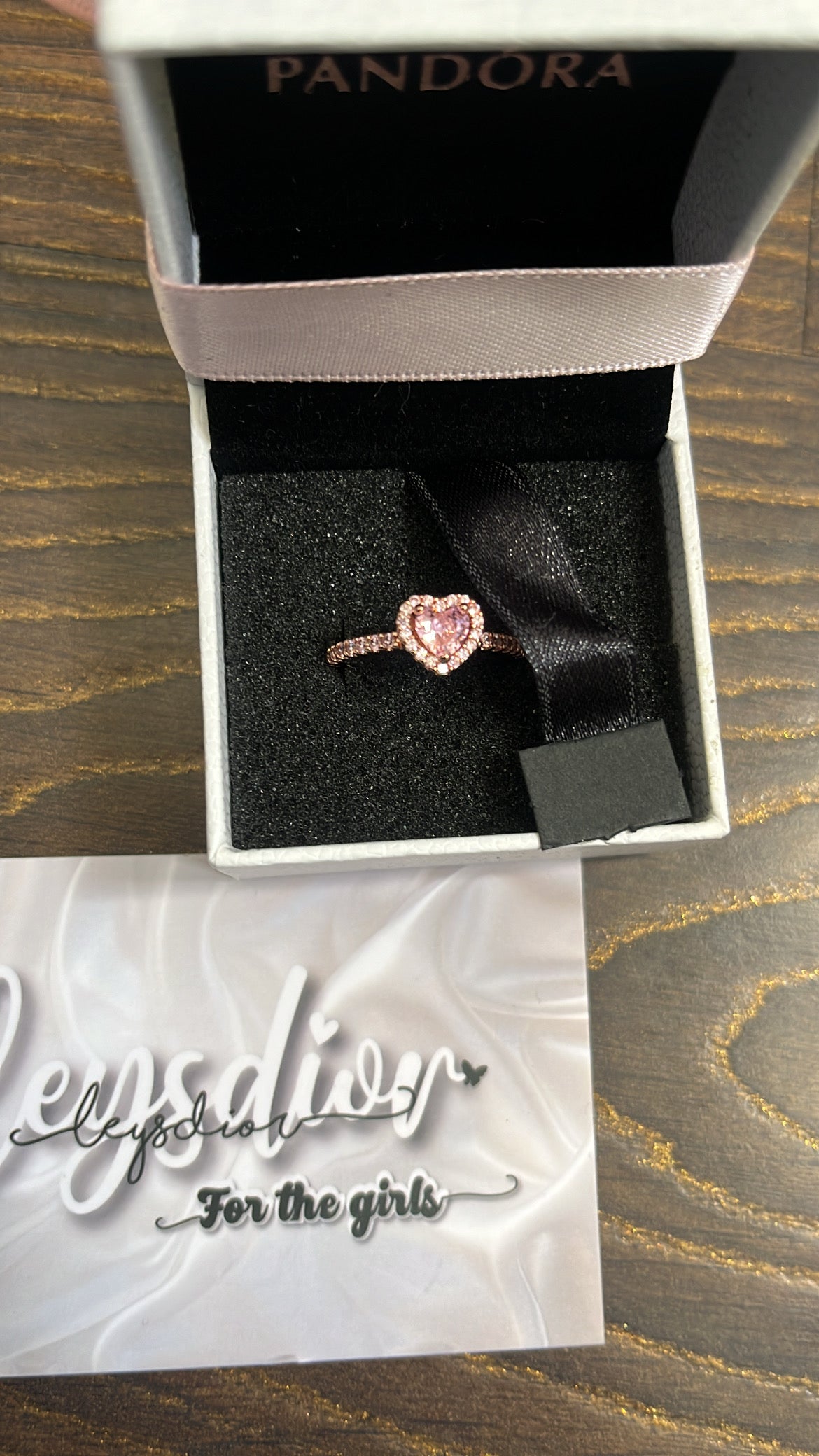 Size XS-S Rose Gold Pandora Ring (QUICK SHIP 🚢)