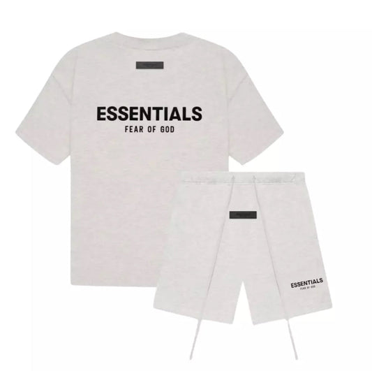 Essentials Light Heather Oatmeal Set