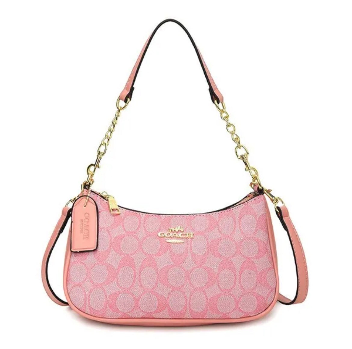 Pink Teri Shoulder Bag