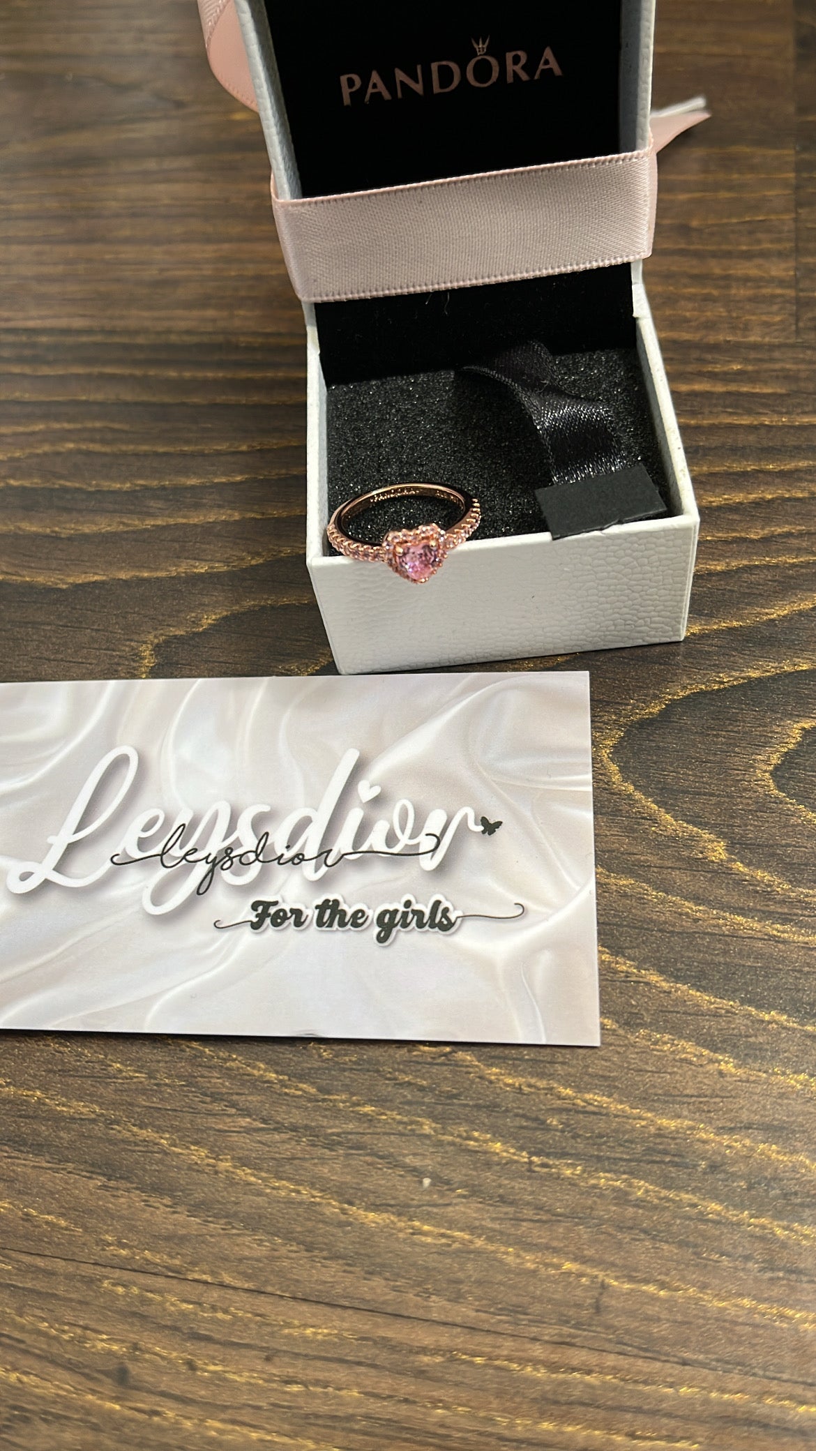 Size XS-S Rose Gold Pandora Ring (QUICK SHIP 🚢)